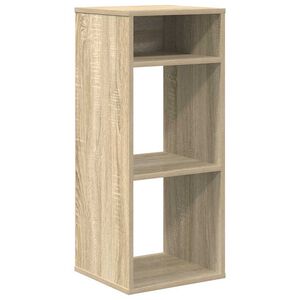 vidaXL Bokhylla sonoma-ek 34x31x80 cm konstruerat tr&auml;