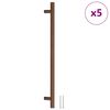 vidaXL Sk&aring;phandtag 5 st brons 320 mm rostfritt st&aring;l