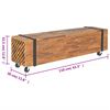 vidaXL Tv-bänk 110x30x32,5 cm massiv teak
