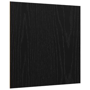 vidaXL Dekorpaneler 12 st Svart Ek 30 x 30 x 0.27 cm Konstruerat tr&auml;
