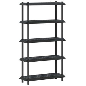 vidaXL Hyllsystem 5 niv&aring;er 100 x 40 x 177 cm PP Antracit
