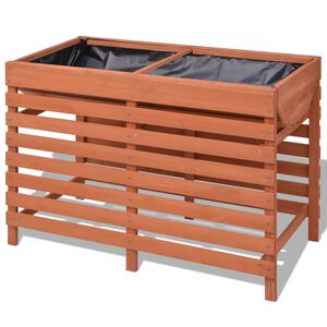vidaXL Odlingsl&aring;da 100x50x71 cm tr&auml;