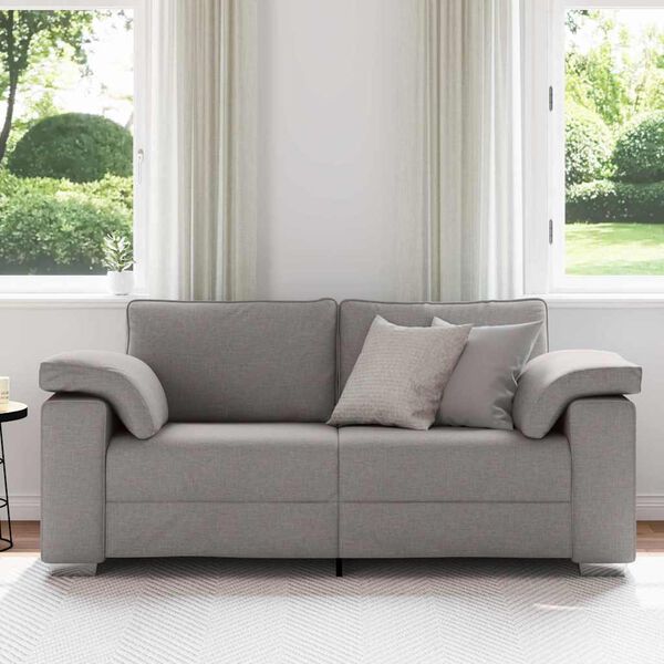 vidaXL Soffa 140cm Taupe tyg