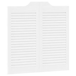 vidaXL Sv&auml;ngd&ouml;rrar 80 x 40 cm Massiv furu Vit