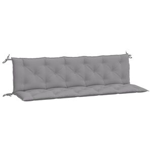 vidaXL B&auml;nkdynor f&ouml;r tr&auml;dg&aring;rden 2st gr&aring; 180x50x7cm oxfordtyg