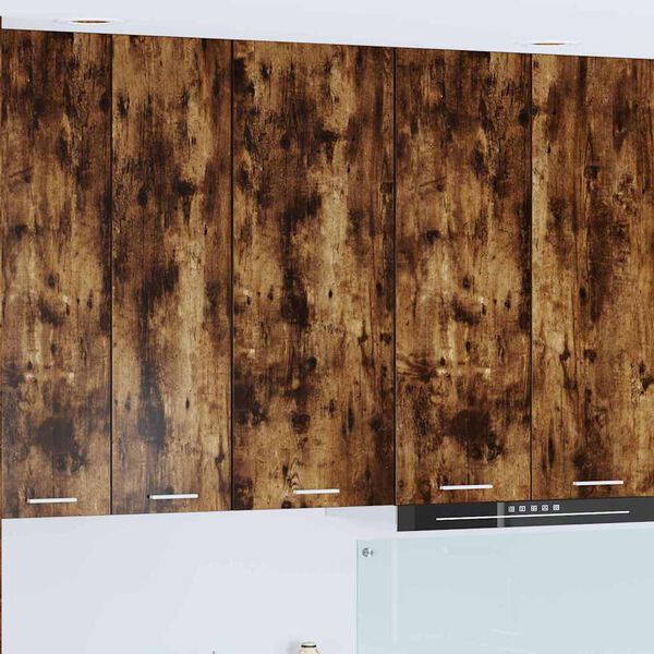 vidaXL H&auml;ngande sk&aring;p med d&ouml;rr R&ouml;kt ek 40 x 31 x 100 cm Konstruerat tr&auml;