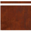 vidaXL Kant f&ouml;r gr&auml;smatta Rostig 450 x 0.05 x 15 cm