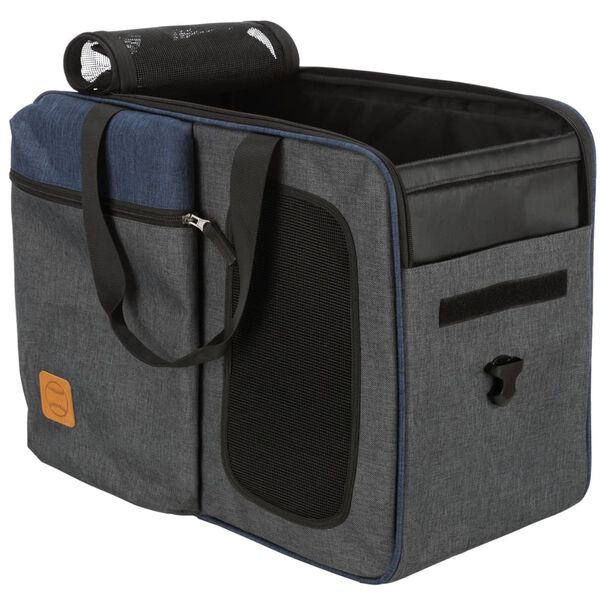 TRIXIE 2-i-1 Djurryggs&auml;ck Tara gr&aring; och bl&aring;