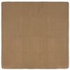 vidaXL Omr&aring;desmatta Ljusbrun 200 x 200 cm Jute
