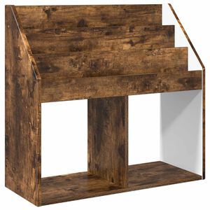 vidaXL Barnbokhylla R&ouml;kt ek 72,5 x 29,5 x 69 cm Konstruerat tr&auml;