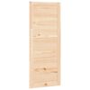 vidaXL Ladug&aring;rdsd&ouml;rr 80x1,8x204,5 cm massiv furu