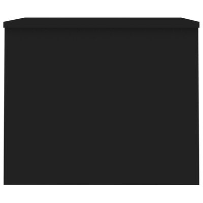 vidaXL Soffbord svart 80x50,5x41,5 cm konstruerat trä