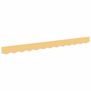vidaXL Markiskappa Ers&auml;ttning Sand 431 x 20 cm Polyester