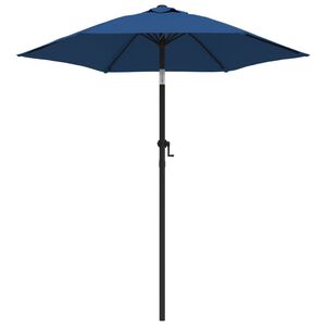 vidaXL Parasoll bl&aring; 200x224 cm aluminium