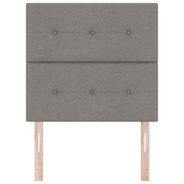 vidaXL Huvudgavel med huvudgavel Taupe 80 cm Konstl&auml;der