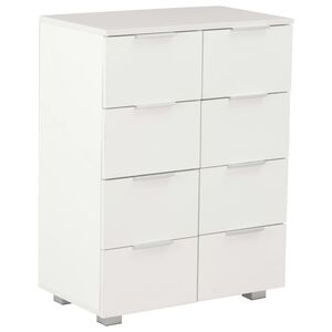 vidaXL Sk&auml;nk vit h&ouml;gglans 60x35x80 cm konstruerat tr&auml;