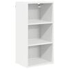 vidaXL H&auml;ngande sk&aring;p Vit 40 x 29,5 x 80 cm Konstruerat tr&auml;
