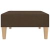 vidaXL Fotpall brun 78x56x32 cm tyg