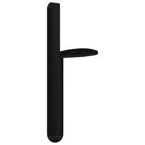 vidaXL M&ouml;belf&ouml;tter 2 pcs Svart 66 x 36 x 160 mm J&auml;rn