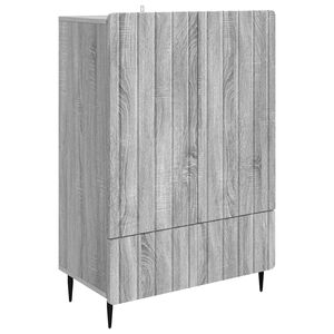 vidaXL Sideboard Gr&aring; sonoma-ek 66 x 34,5 x 97 cm Konstruerat tr&auml;