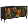 vidaXL TV-sk&aring;p ZAANDAM 102 x 33 x 51 cm Svart ek Konstruerat tr&auml;
