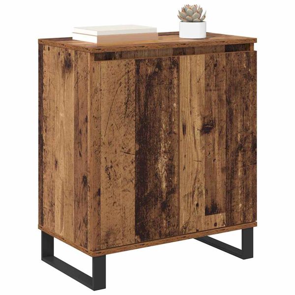 vidaXL Sideboard Gammalt trä 60 x 35 x 70 cm Konstruerat trä