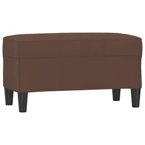 vidaXL B&auml;nk brun 70x35x41 cm konstl&auml;der