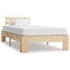 vidaXL S&auml;ngram utan madrass massiv furu 100x200 cm