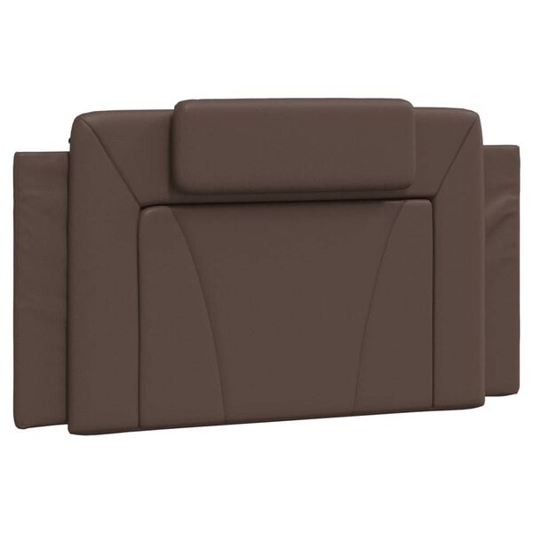 vidaXL Headboard Cushion "Viana" Brown 100 cm Faux Leather