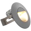 vidaXL Utomhusvägglampa LED 6 st 2 W silver rund