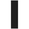vidaXL Garderob svart 50x50x200 cm konstruerat tr&auml;