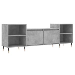 vidaXL Tv-b&auml;nk betonggr&aring; 160x35x55 cm konstruerat tr&auml;