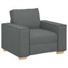 vidaXL Soffa m&ouml;rkgr&aring; 100x78x84 cm tyg
