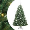 vidaXL Plast Hingad Julgran Gr&ouml;n 150 cm PVC och metall
