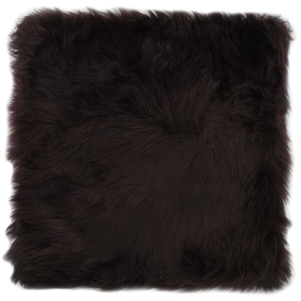 vidaXL Sittdynor 2 st brun 40x40 cm äkta fårskinn