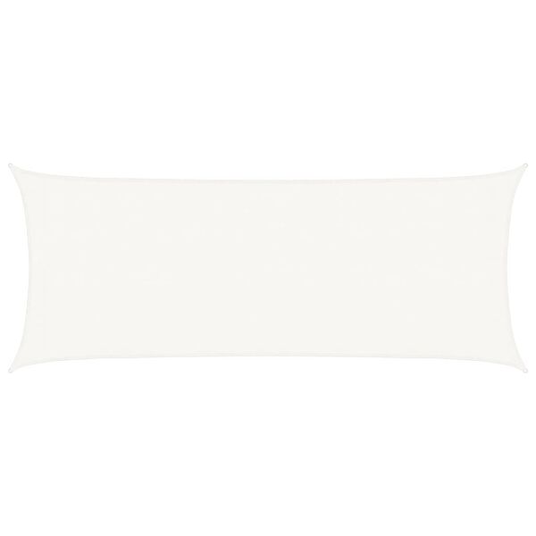 vidaXL Solsegel 160 g/m² vit 2x4,5 m HDPE