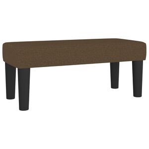 vidaXL B&auml;nk brun 70x30x30 cm tyg