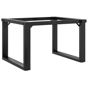 vidaXL Bordsben f&ouml;r soffbord O-ram 50x40x38 cm st&aring;l
