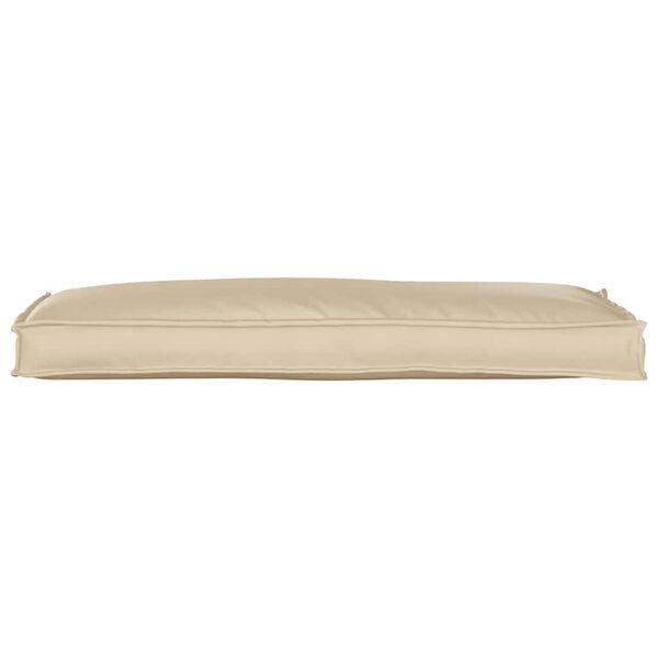 vidaXL Kudde Beige 110 x 40 x 8 cm Oxford Tyg