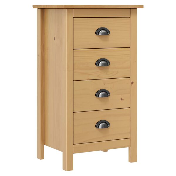 vidaXL Sk&auml;nk Hill 46x35x80 cm massiv furu