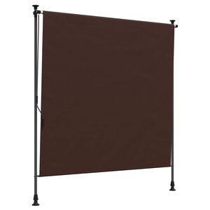 vidaXL Utomhus rullgardin Brun 120 x 270 cm