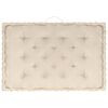 vidaXL Dynor till pallsoffa 4 st bomull beige