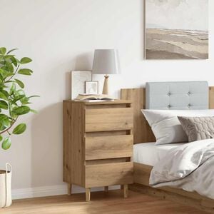 vidaXL S&auml;ngbord artisan ek 40x35x69 cm konstruerat tr&auml;