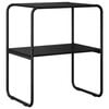 vidaXL Konsolbord Svart ek 60 x 42,5 x 70 cm Konstruerat tr&auml;