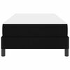 vidaXL B&auml;ddfj&auml;der med madrass Svart 80 x 200 cm tyg