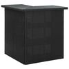 vidaXL H&ouml;rnbar svart 100x50x105 cm konstrotting