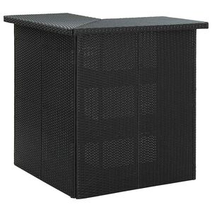 vidaXL H&ouml;rnbar svart 100x50x105 cm konstrotting