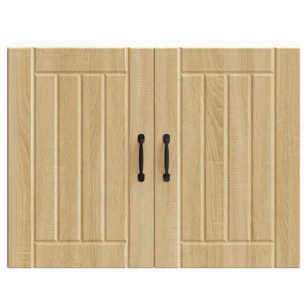 vidaXL V&auml;ggsk&aring;p f&ouml;r k&ouml;k Lucca sonoma-ek konstruerat tr&auml;