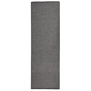 vidaXL Utomhusmatta plattv&auml;vd 80x250 cm gr&aring;