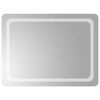 vidaXL Badrumsspegel LED 80x60 cm